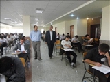 بازديد رياست محترم دانشگاه بناب از برگزاري آزمون استخدامي دانشگاه 