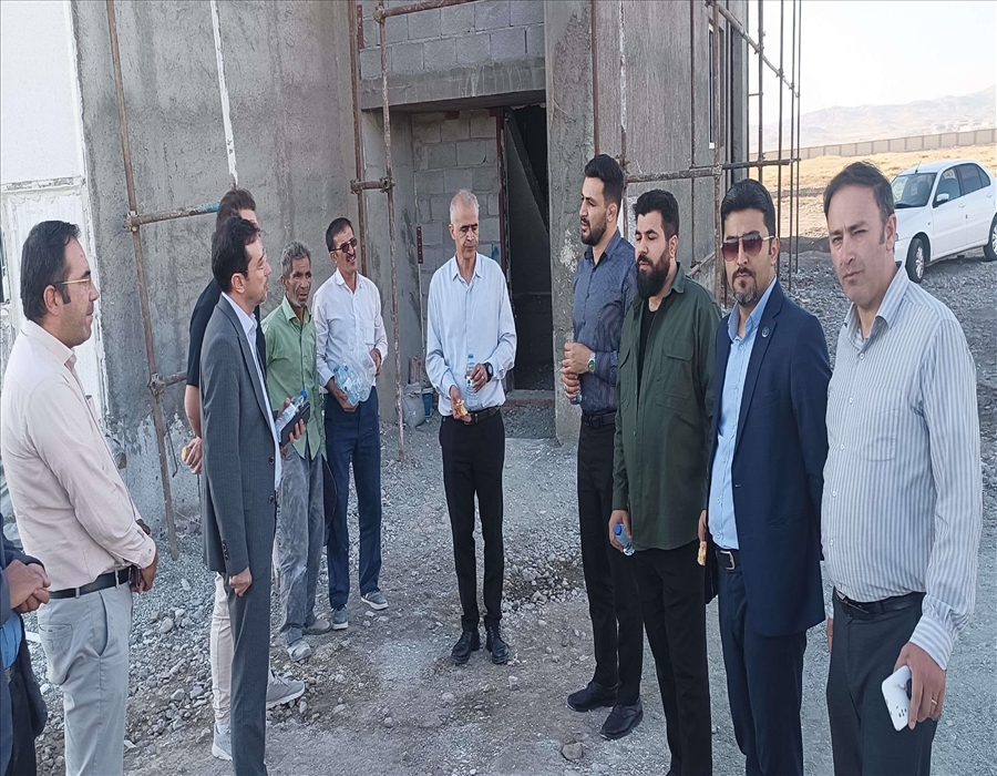 بازدید نماینده بنیاد برکت از سایت جدید دانشگاه بناب