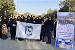 بانوان دانشگاه بناب در برنامه ورزش صبحگاهی پارک ملت بناب حضور یافتند